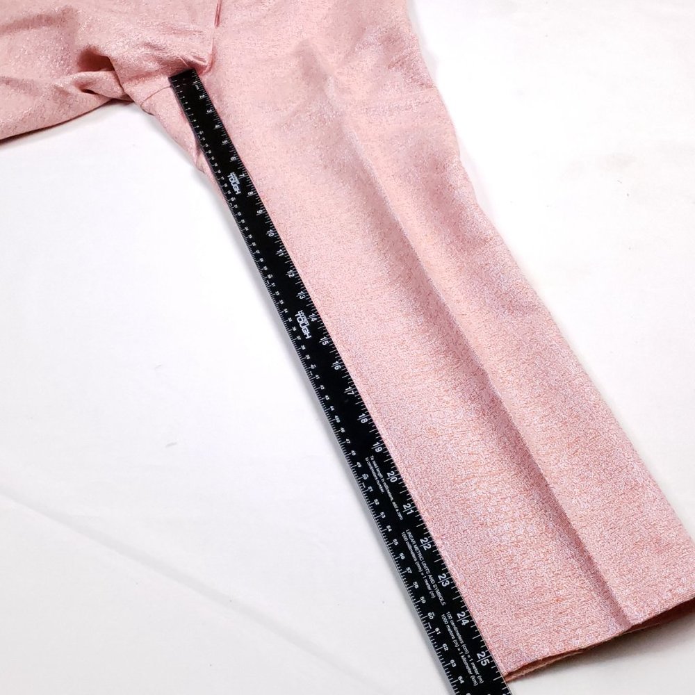 RARE Boden Pink Metallic Bistro Crop Pants - Picture 9 of 11